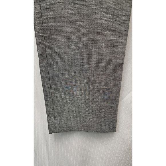 Talbots Newport Curvy Straight Leg Herringbone Gray Dress Pants Size 6P - Picture 5 of 8
